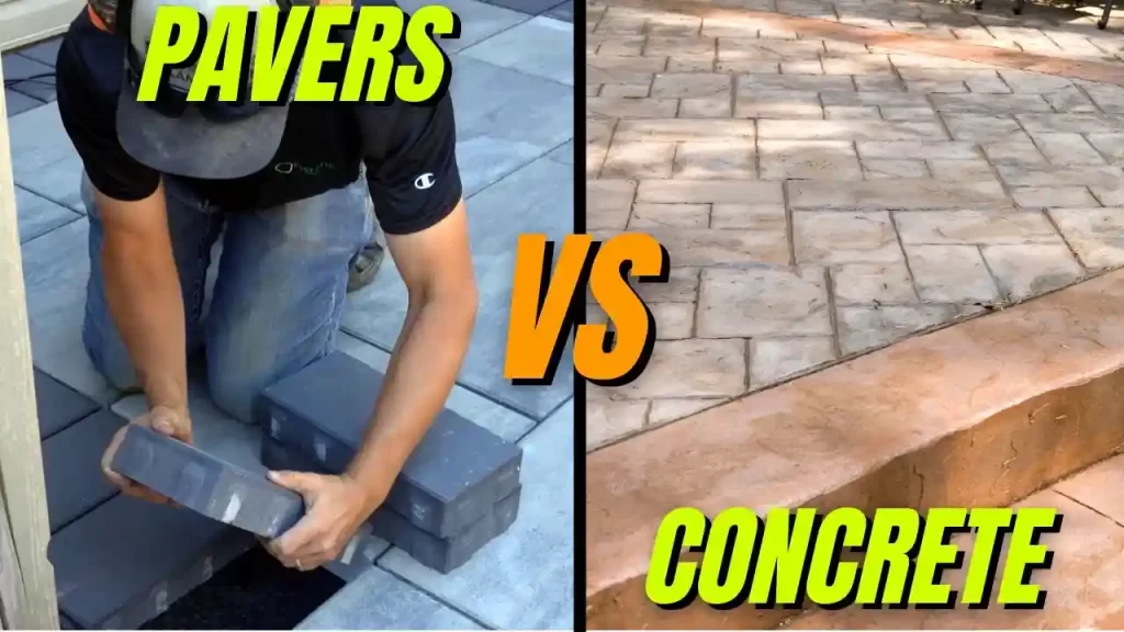 patio pavers & stamped concrete